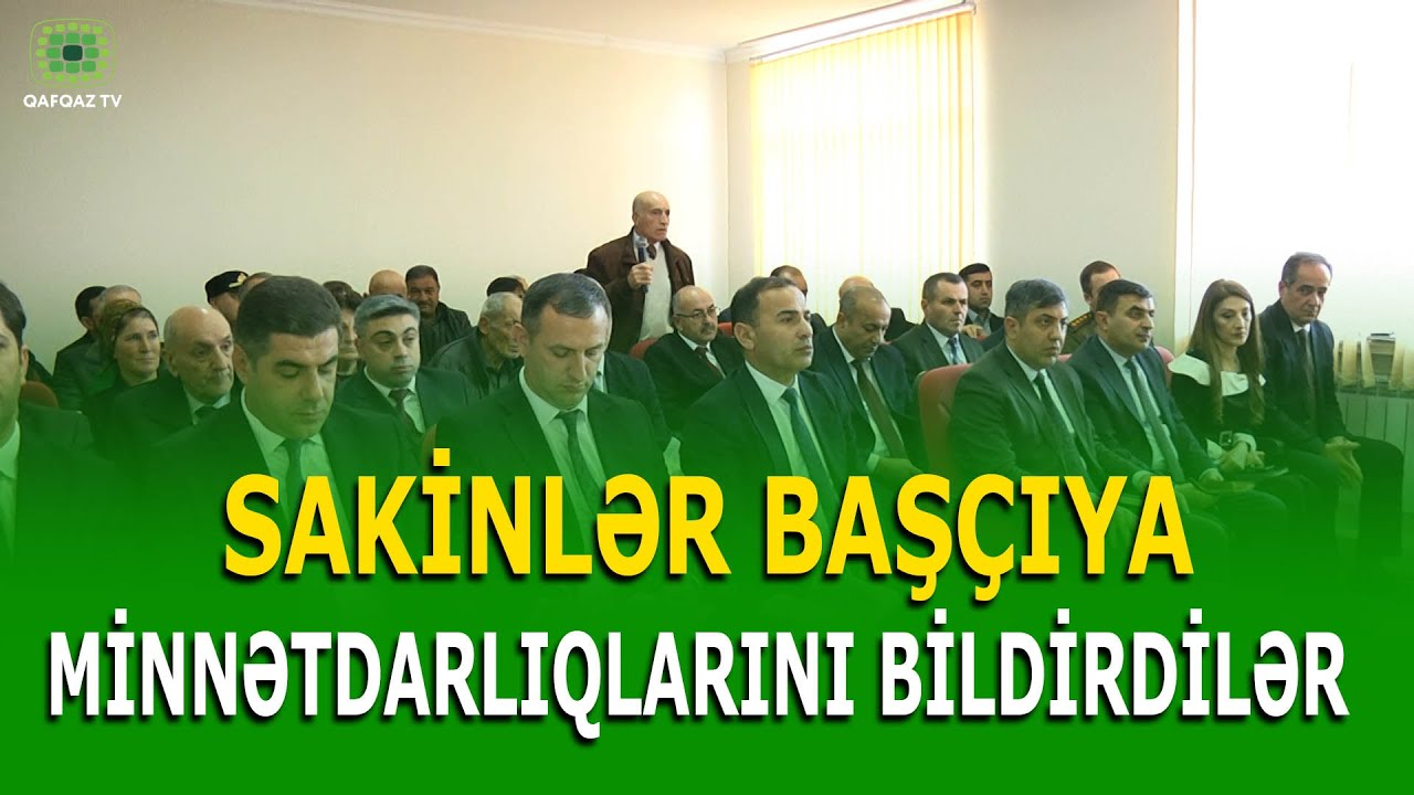 İCRA BAŞÇISI KƏND SAKİNLƏRİNİN ŞİKAYƏTLƏRİNİ DİNLƏDİ
