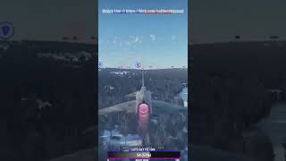 Low-Level Flight Over Snowy Forest