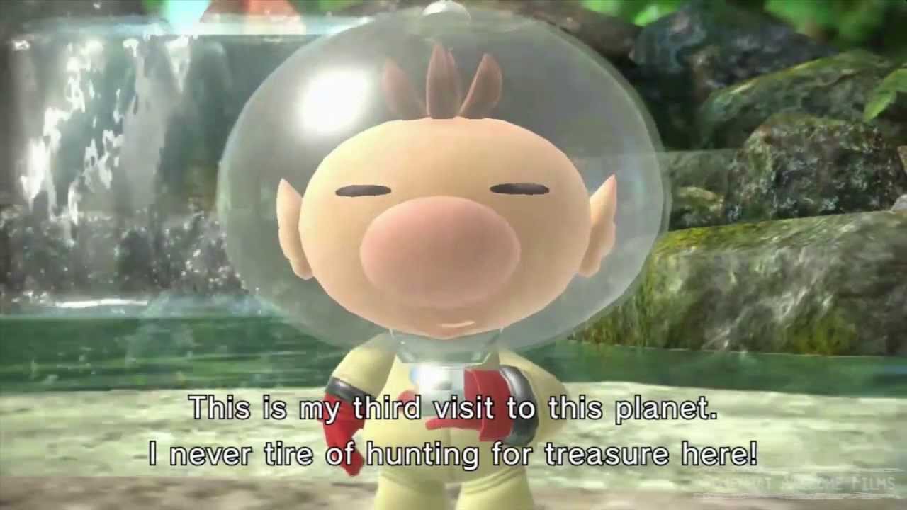 Pikmin 3 Secret Memo Unlock Olimar In the Wilds Video Message
