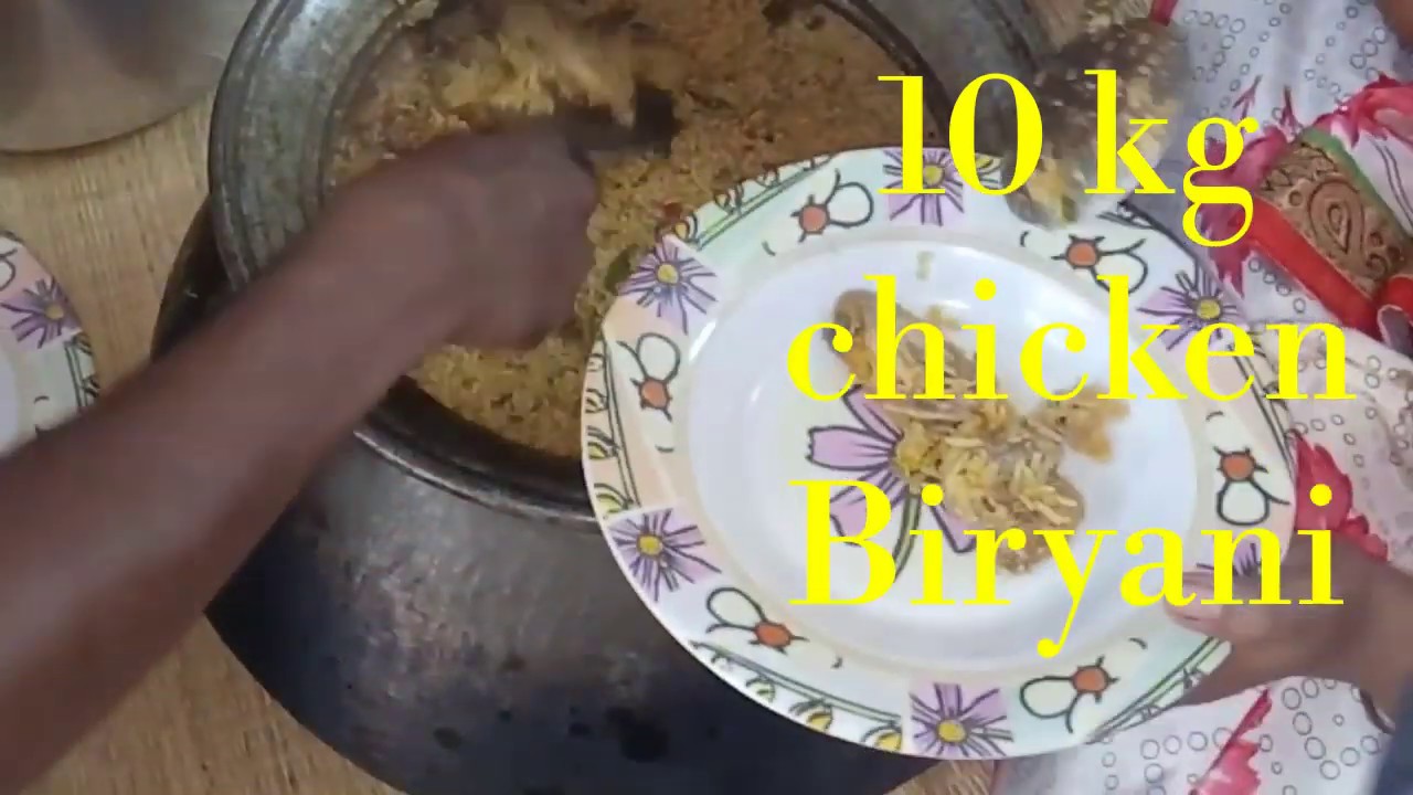 10 Kg Chicken Biryani Recipe 10 Kg Chicken Biryani In Tamil Youtube