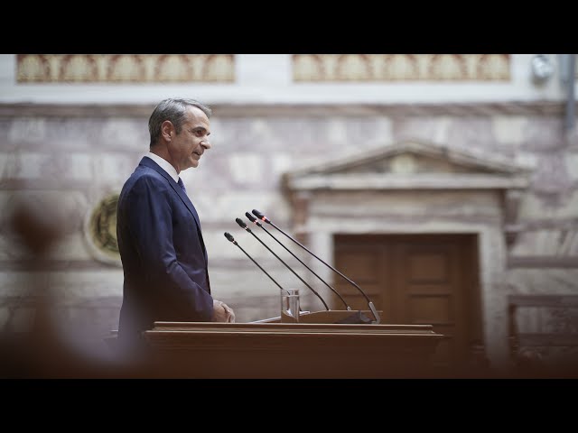 Ομιλία Κυριάκου Μητσοτάκη στη συνεδρίαση της Κοινοβουλευτικής Ομάδας της Νέας Δημοκρατίας στη Βουλή