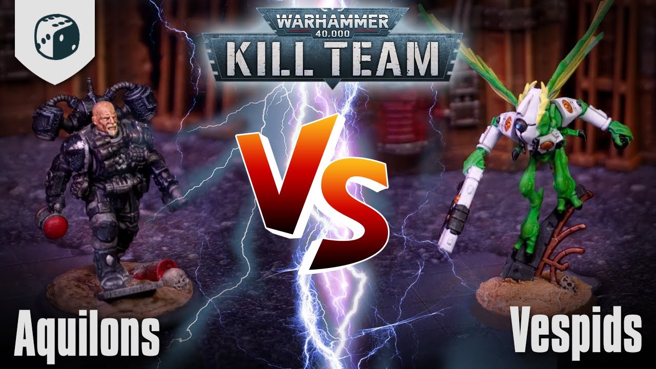 Warhammer Kill Team - Дожужжались! Tempestus Aquilons vs Vespid ...