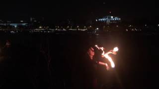 Fire palms