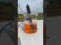 Soldering Iron In Petrol #shorts #outofmindexperiment