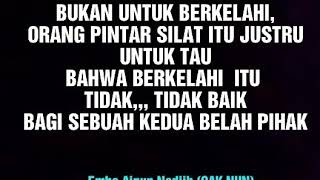 kata-kata motivasi CAK NUN Pendekar