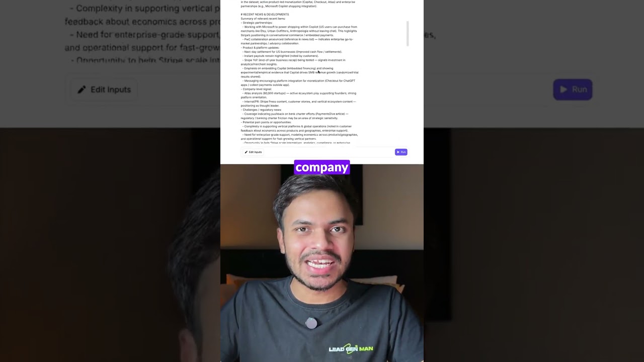 I built a full lead research agent just by chatting with AI