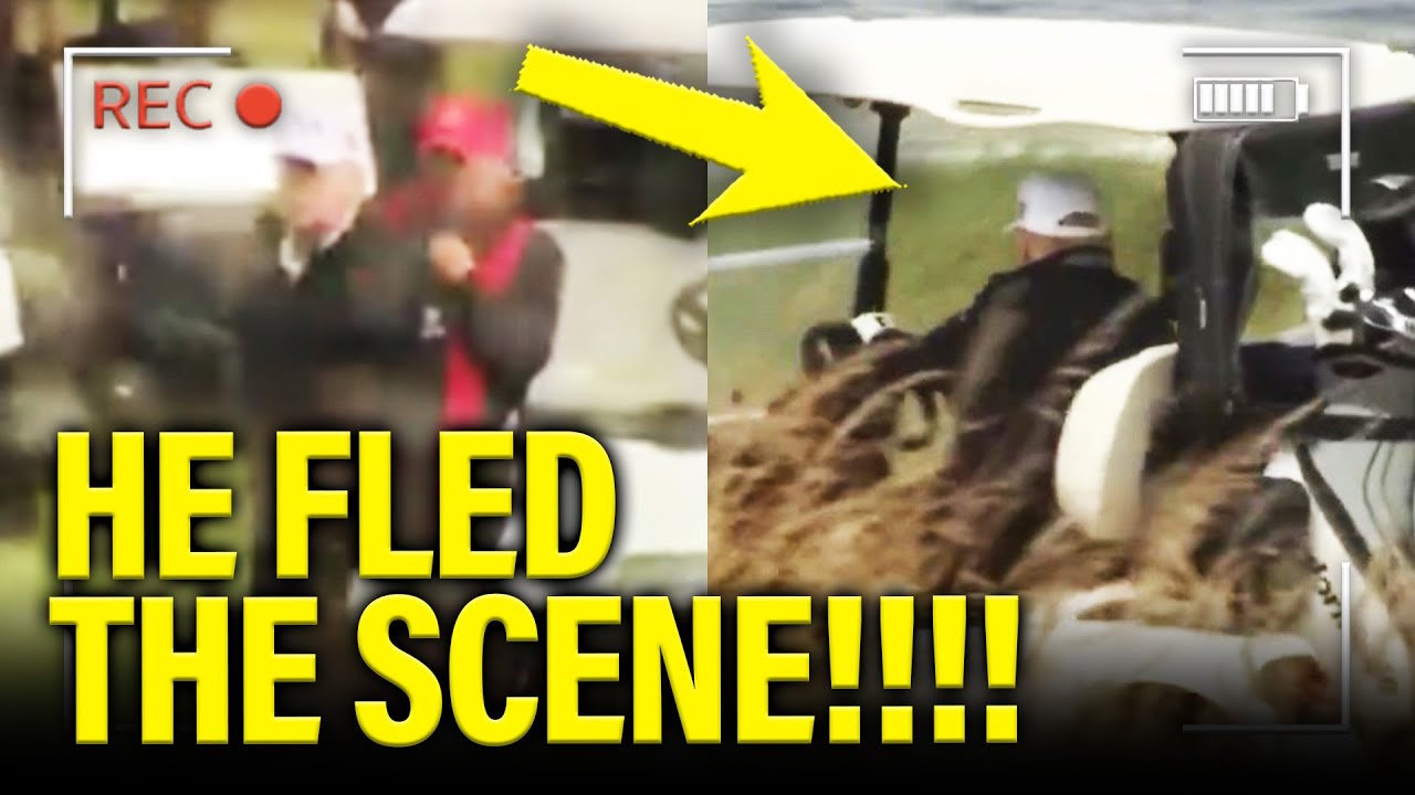 Trump literally RUNS AWAY in Scotland on DISASTER SUNDAY