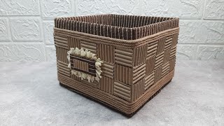 Why I never Throw Away Cardboard/DIY Storage Basket