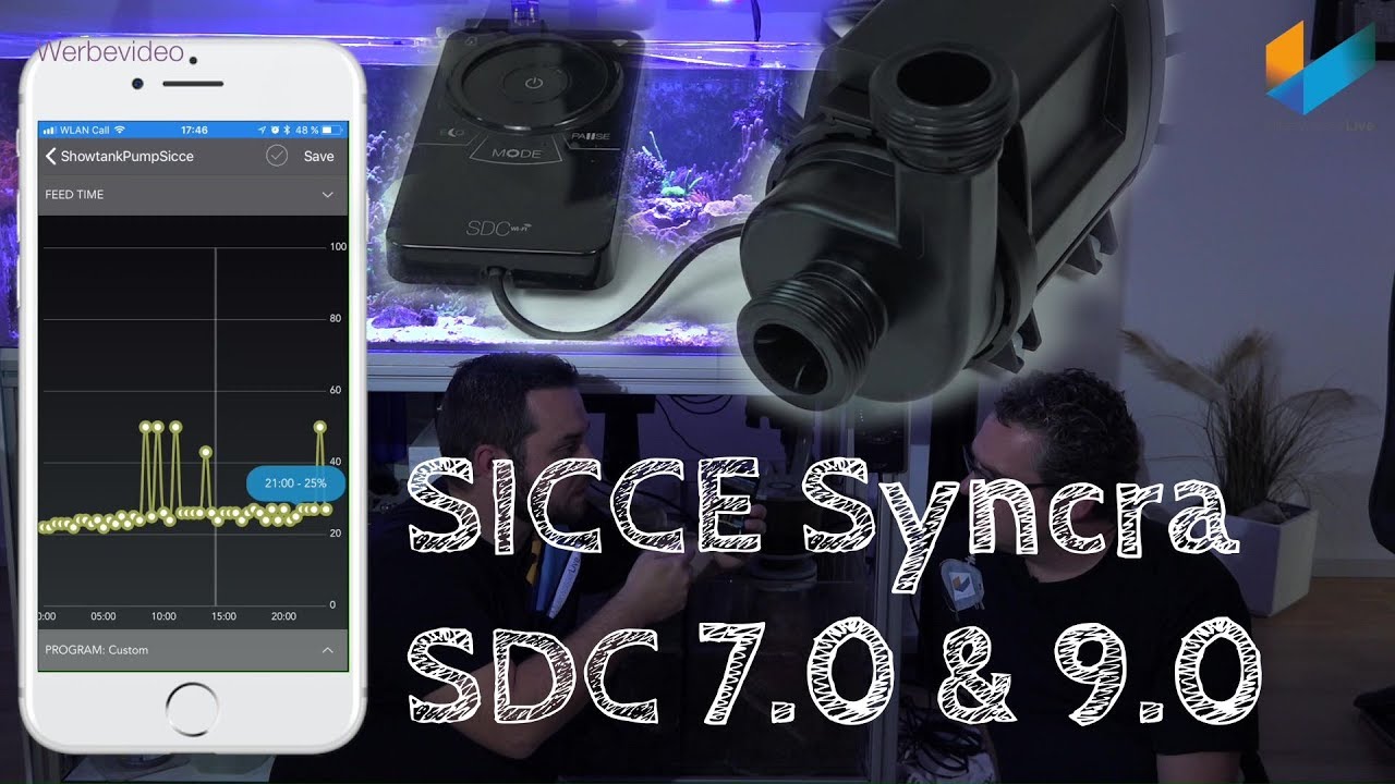 SICCE Syncra SDC WIFI Rückförderpumpe | REVIEW | Meerwasser Live TV