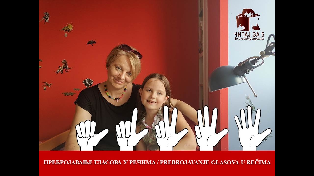 Čarobni prstići - prebrojavanje glasova u recima