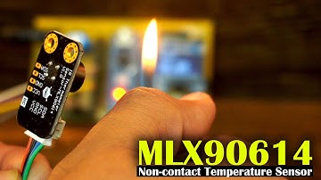 non-contact temperature sensor MLX90614 with Arduino, Infrared Temperature Sensor | اردو | हिन्दी