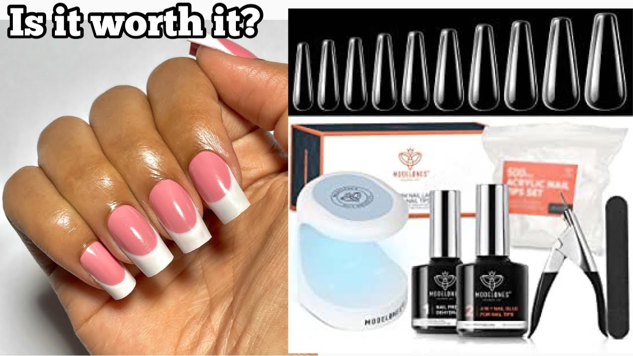 Buy Ardell Nail Addict Premium Artificial Nails Black Stud Pink Ombre x28 ·  India