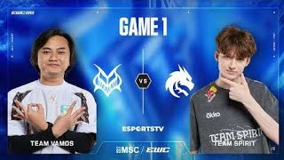 TS vs VMS GAME 2 | Team Spirit vs Team Vamos | MSC at EWC 26