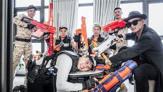 LTT Game Nerf War : Sniper Squad SEAL X Nerf Guns King Fight CrossFire Mr Zero Crazy