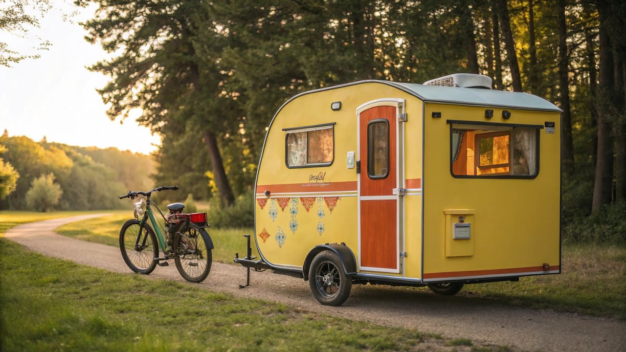 PedalCabin Trike Camper – The Ultimate Human-Powered Tiny Home on Wheels!
