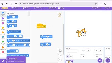 Bé học lập trình scratch - làm quen các lệnh di chuyển (2)