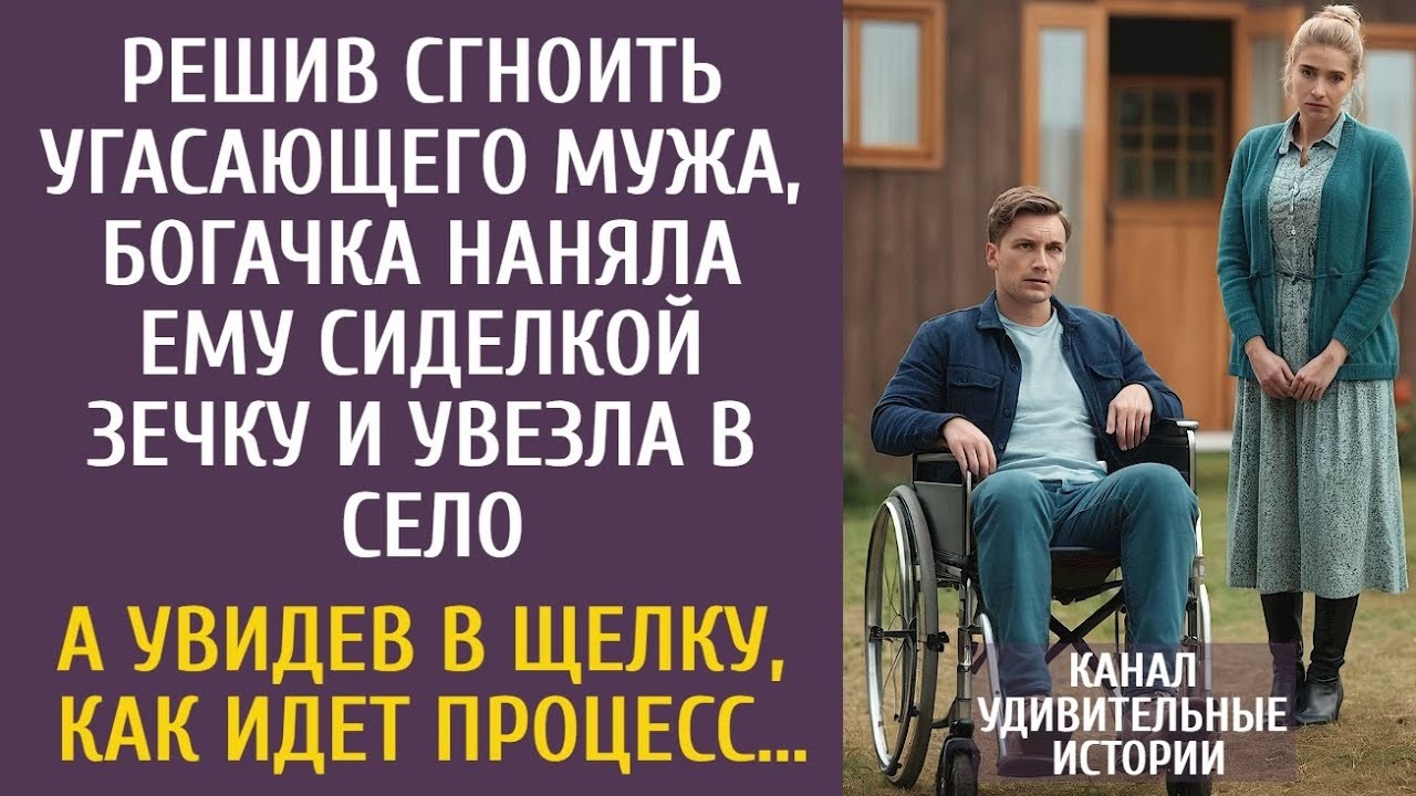 Решив сгноить угасающего мужа, богачка наняла сиделкой зечку и увезла в село… А подсмотрев в ще