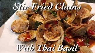 How to Cook the Best Stir-Fried Clams with Thai Basil at Home | Plair's Kitchen