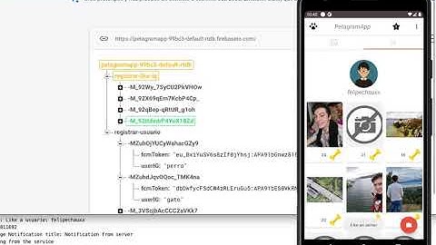 Persistencia y notificaciones con firebase - Android Java