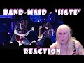 1st time EVER watching and REACTING &quot;Hate&quot; live by Band-Maid