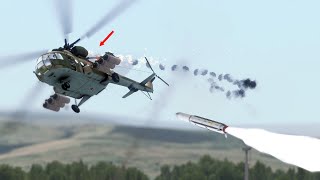 Russian helicopters being shot at by MANPADS around Kharkiv city | Five Helcopter downed by AA units