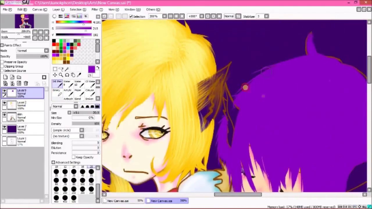 Speed painting, waiting