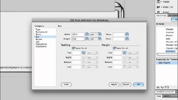 Putting the Header Into Dreamweaver