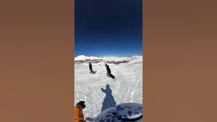 5 year old with fast reflexes #snowboarding #shorts
