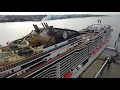 MSC Virtuosa leaving Liverpool Cruise Terminal - DJI Mini 2 - 4K Drone Footage - Parr Photography