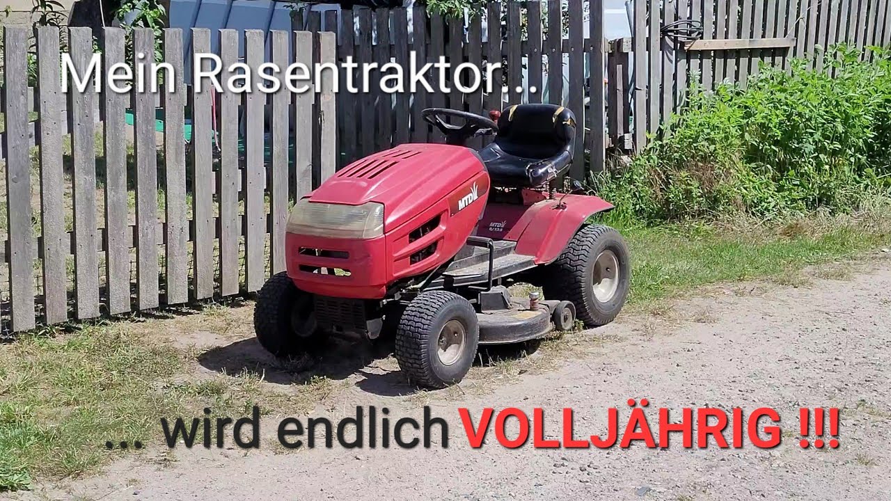 MTD Rasentraktor reparieren | 18 Jahre alt | MTD B/135 13DM478F678 - YouTube