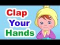 Clap your hands listen to the music  nursery rhyme with lyrics  kids songs  poems for kids