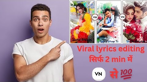 How to create splash effect videos using vn app| #viralvideo #lyricsedits #splash #statusvideo 