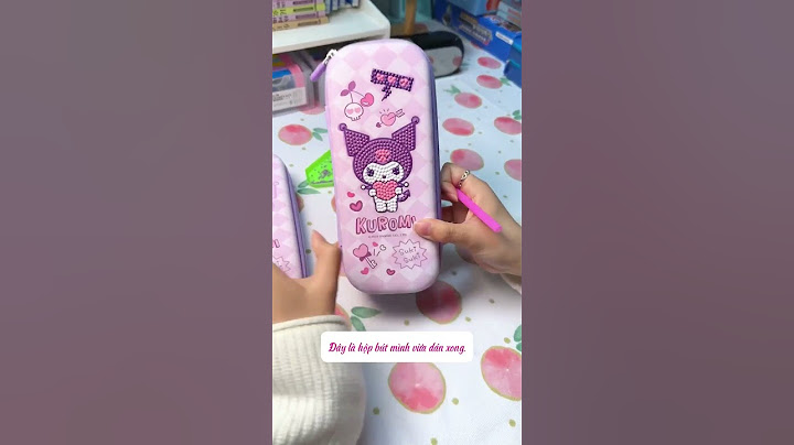 Hộp bút gắn KIM CƯƠNG Kuromi #tiemdochoi #pencilcase #kawaii #dodunghoctap #stationery
