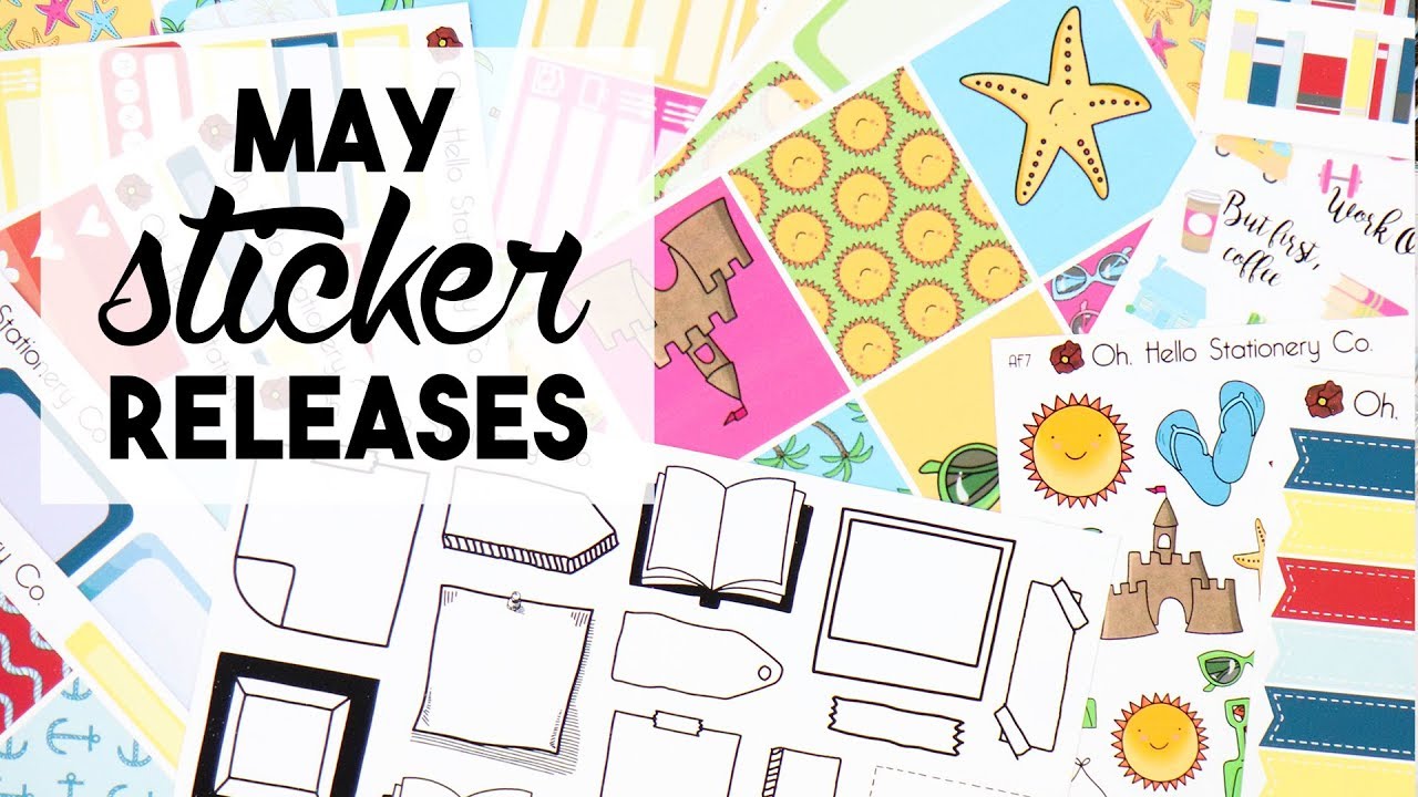 Oh, Hello May Sticker Releases