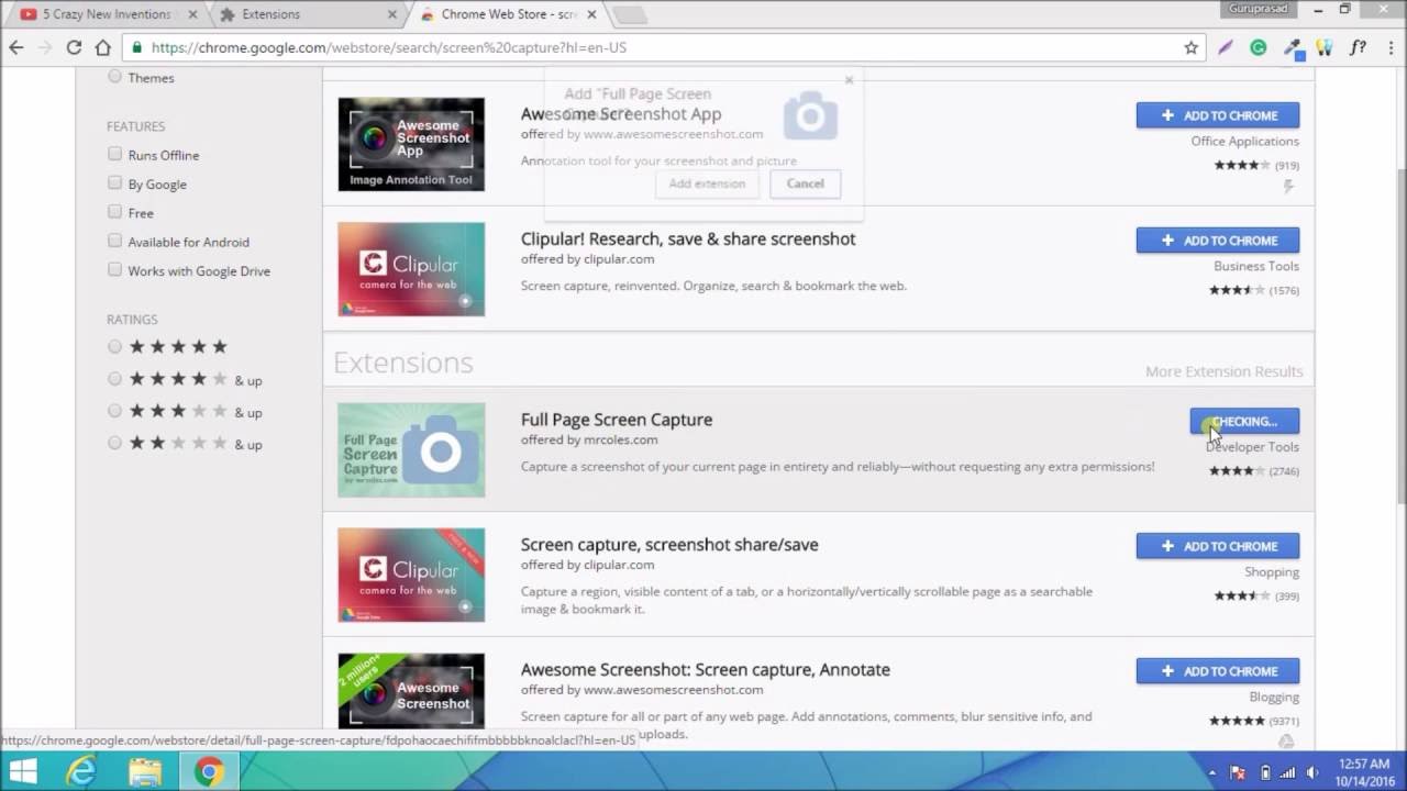 How to Take a Screenshot of Entire Web Page in Chrome