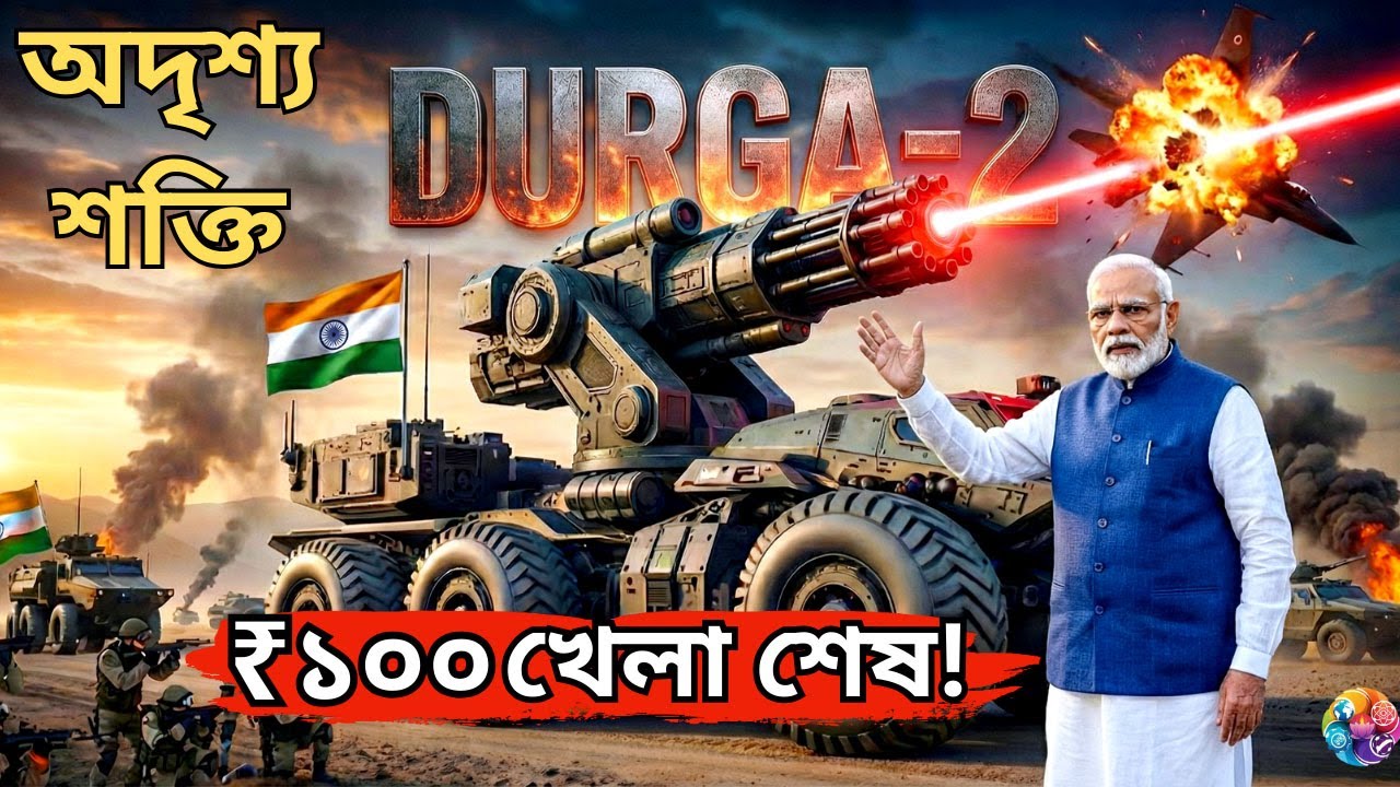 ১০০ টাকায় ড্রোন ধ্বংস? ⚡ ভারতের গোপন লেজার অস্ত্র 'DURGA-2' ফাঁস! | India's Laser Weapon