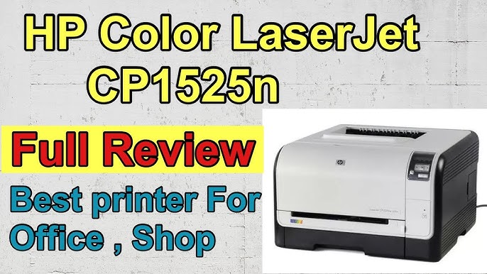 Transcend Kaptajn brie Række ud Hp Laserjet CP1525n Colour Toner Issue ! - YouTube