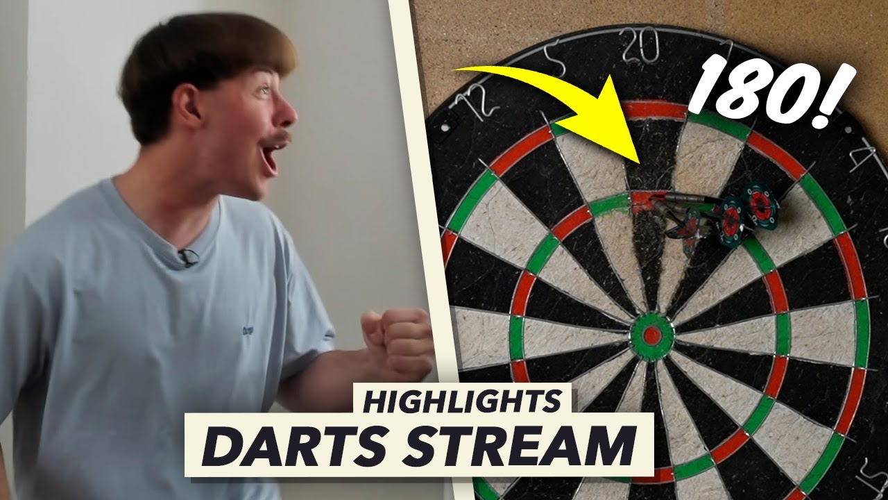 Adi wirft eine 180 LIVE im STREAM 🎯🤯 Huge Darts Stream Highlights