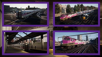 Train Sim World 2 - Rush Hour | Boston Sprinter - MBTA CTC-3 cab-car & F40PH-3C -Stoughton Train 906