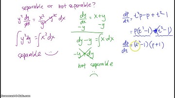9.3 Separable Equations