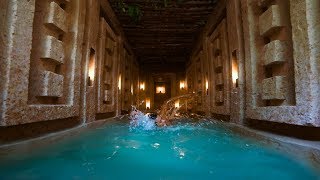 The Most Secret Ancient Temple Tunnel Basement Room Swimming Pool by Jungle Survival