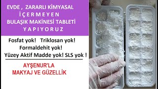 Zamlardan Sonra Tanesi 8 Liraya yaklaşan  Bulaşık Makinası Tabletini 1,5 TL'ye Evde Yapıyoruz