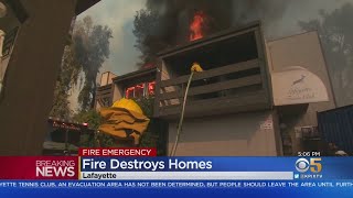 Evacuation orders have been lifted in lafayette after the outbreak of
two "rapidly expanding" fires on each side state highway 24 lafayette.
da lin rep...