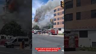 Një zjarr i madh në Bushwick, Brooklyn #Njujorkezet #Brooklyn #Bushwick #FDNY #NewYork