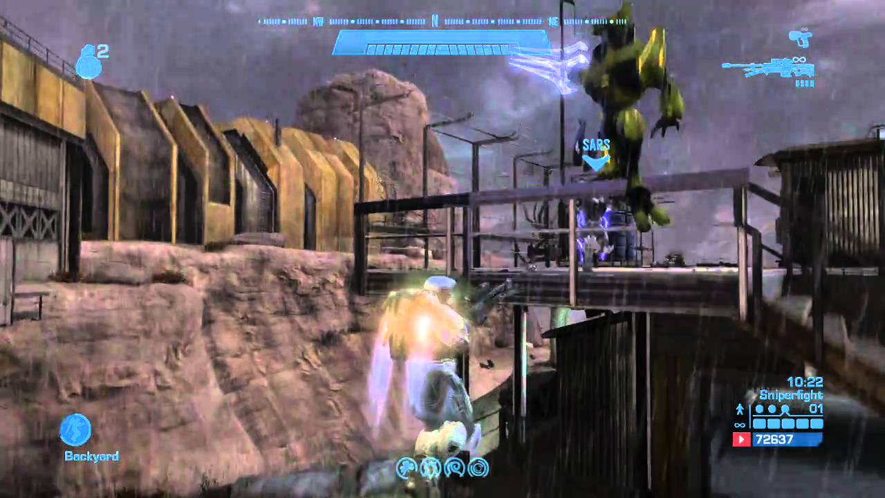 Halo Reach Firefight Sword General Elite Jetpack Pimp Slapped! - YouTube
