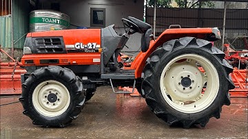 (Đã Bán)Kubota Gl27 số cơ ben cơ hai cầu trợ lực lái.27 mã lực,lựa chọn hợp lý so với L1 275 hay 255