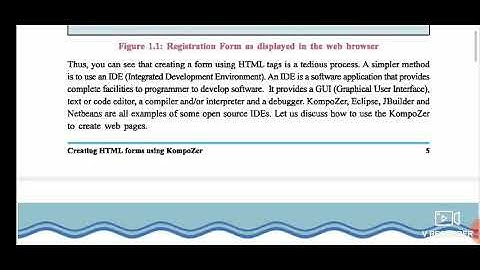 12 science ch-1  creating HTML form using kompozer part-4