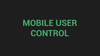 2 :- Mobile User Control Screen screenshot 5