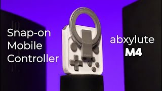 Abxylute M4 Snap-On Phone Controller For Anytime Pocket Play