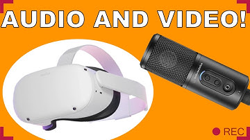 How to record MIC AND VIDEO on OCULUS QUEST/QUEST 2 - How I make Youtube Videos